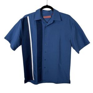 Havanera Men's Short Sleeve Button Front Shirt Cuba Cruise Vacation Size Small